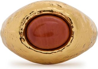 Anni Lu Anni LU Cherry on Top 18kt Gold-plated Ring - One Size