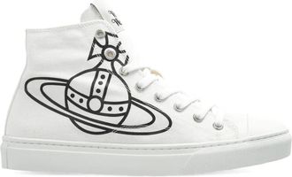Vivienne Westwood orb-logo high-top trainers - Bianco
