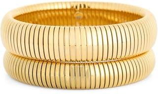 Electric Picks Cleo Set of 2 Bangle Bracelets in Gold at Nordstrom Rack