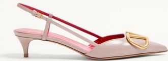 Valentino Garavani VLogo Signature Calfskin Slingback Pump 40Mm Wo