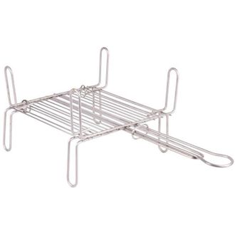 cofan Parrilla Doble Inox 300 X 300mm, Parrillas De Asar Dobles En Acero Inoxidable Con Medidas De 25, 30, 35, 40, 45 Y 50 Cent&iacute;metros De Lado. Las Parrilla