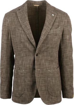 L.B.M. 1911 Biscuit Men Cotton Silk Blazer Jacket