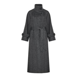 Cesare Gaspari Highland Mist Coat - - Coats - Donna - Grigio - M