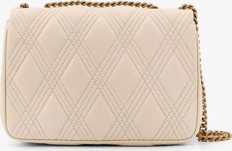Valentino Garavani Womens Quilted Leather Shoulder Bag Beige