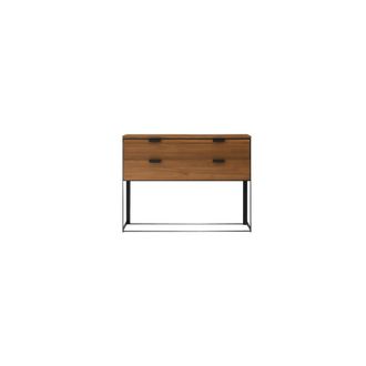 Tikamoon Mueble para lavabo de acacia maciza de 100 cm