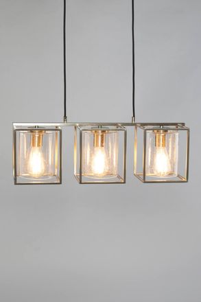 BHS Hardy Ceiling Pendant Light in Silver