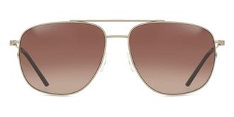 Moncler ME4004 ALUMNI Polarized 1003T5 Mens Sunglasses Brown Size 57
