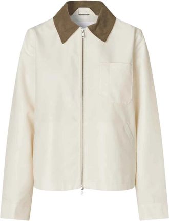 Sams&oslash;e & Sams&oslash;e Lichte Jas - Dames - Zomerjassen - Beige - S - Katoen - Jassen