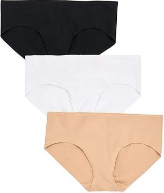 Commando 3 Pack Cotton Bikini Womens Underwear Pack : SM/MD, Cotton/Elastane