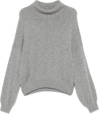 Khaite Graniet Morris Sweater - Dames - Coltruien - Grijs - M - Truien & Vesten