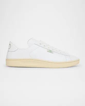 Valentino Garavani Men & apos;s Royco V Logo Calfskin Low-Top Sneakers