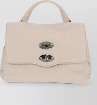 Zanellato hammered leather mini crossbody bag