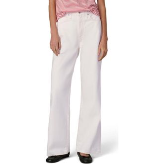 Joe's The Harlowe High Waist Wide Leg Jeans in Milk at Nordstrom, Size 23