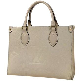 Louis Vuitton Monogram Empreinte Tote Pre-owned - Pre-owned - Mujer - Beige - ONE SIZE