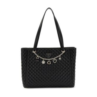 Guess Everlee Noel Tote - female - Guess - Shopping Bags - Black - ONE SIZE - Bags