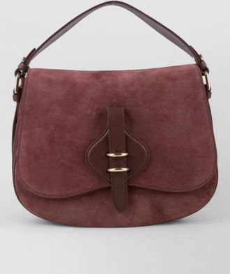 Coccinelle suede mavery shoulder bag