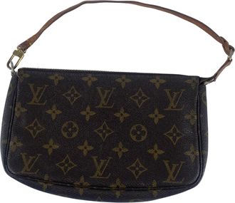 Louis Vuitton Pochette Accessoires Monogram Canvas Brown Canvas Bag (Pre-Owned)