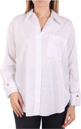 Elisabetta Franchi Mujer, Blusas y Camisas, Blanco, Talla: M