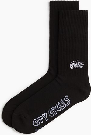 H&M Socken mit Motiv - Schwarz