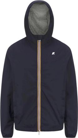 K-Way Jack Stretch Nylon Jersey - Heren - Regenjassen - Blauw - 3XL - Nylon - Jassen