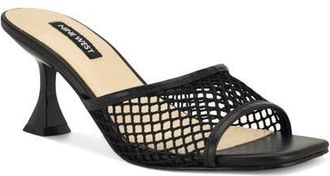 Nine West Cabana Slide Sandal in Black at Nordstrom, Size 9.5