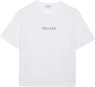 Versace Mujer, Camisetas, Blanco, Talla: M