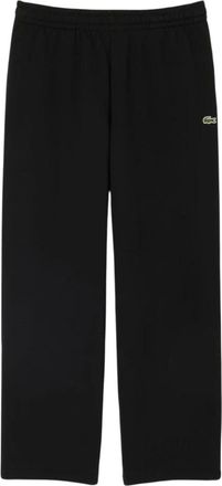 Lacoste Broeken, Heren, Zwart, M, Katoen, Relaxed Fit Trainingsbroeken