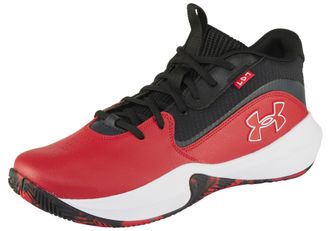 Under Armour Basketballschuh UNDER ARMOUR UA LOCKDOWN 7, Herren, Gr. 48,5, rot, schwarz, wei&szlig;, Leder, Synthetik, Textil, Schuhe Basketballschuh