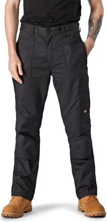 Dickies Action Flex Polyester Zwarte Buitenbroek voor Mannen
