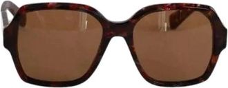 Chlo&eacute; Pre-owned Plastic Zonnebrillen - Dames - Vintage Accessoires - Bruin - ONE Size - Vintage
