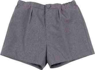 Gucci B Shorts aus schlichter, steifer Wolle