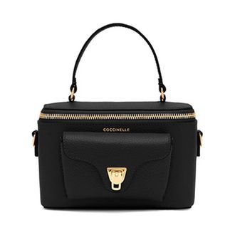 Coccinelle Elegante Leren Handtas - Dames - Handtassen - Zwart - ONE Size - Leer - Tassen