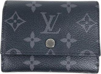 Louis Vuitton Pre-owned Tri-fold Portemonnee - unisex - Vintage Accessoires - Zwart - ONE Size - Vintage