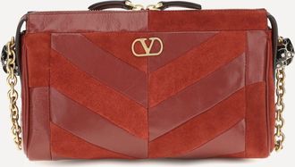Valentino Garavani Borsa a Spalla Panthea motivo chevron Woman UNI