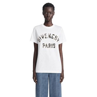 Givenchy Embroidered Logo Cotton T-shirt