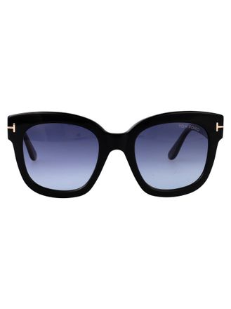 Tom Ford Geometrische Sonnenbrille FT0613 01 W