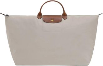 Longchamp Le Pliage Original XL reistas - Dames - Tassen - Grijs - Maat: ONE Size Leer