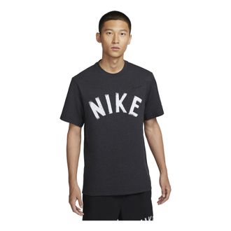 Nike Primary Swoosh Dri-FIT T-Shirt Asia Sizing Black White FV9771-010