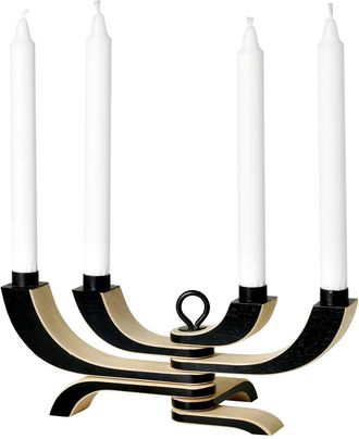 Design House Stockholm Nordic Light Kerzenleuchter 4-armig, schwarz