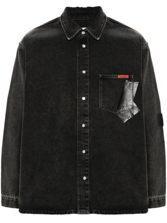 Martine Rose Denim jack - Zwart