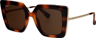 Max Mara Womens Sunglasses Mm0051 Havana Injected