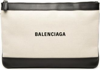 Balenciaga Pre-owned Balenciaga Canvas Navy Clip M Clutch Unisex D7RA42ZRH9QHHEWM