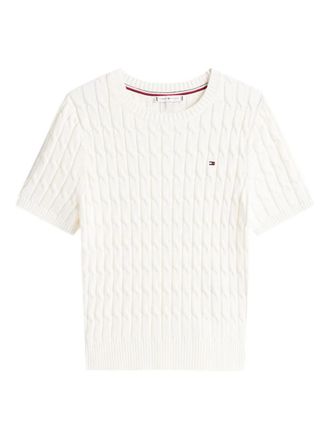 Tommy Hilfiger T-shirt in maglia - Toni neutri