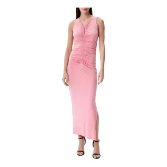 HUGO BOSS Dames, Jurken, Roze, Maat: L Zijde