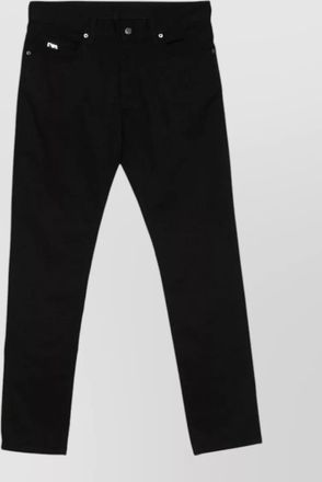 Emporio Armani trousers straight cut five pocket belt loops