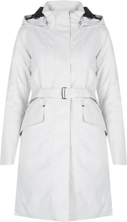 Geox Spherica Parka - Dames - Mantels - Wit - Maat: 3XS Poliester