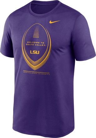 Nike LSU Primetime Football Icon Legend Nike Mens Dri-FIT College T-Shirt in Purple | NKGK51LLSN-3BJ