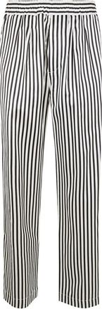 Tom Ford Fluid Silk Baton Stripe Pleated Piping Lounge Pants - Heren - Slim Fit Broeken - Veelkleurig - W31 - Broeken