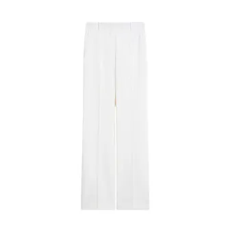 Max Mara Wide Trousers, female, White, Size: 2XS Quasar Trousers
