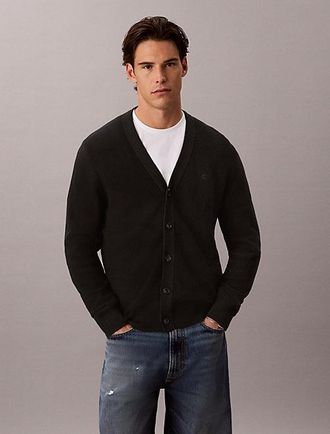 Calvin Klein C&aacute;rdigan Holgado De Algod&oacute;n Texturizado